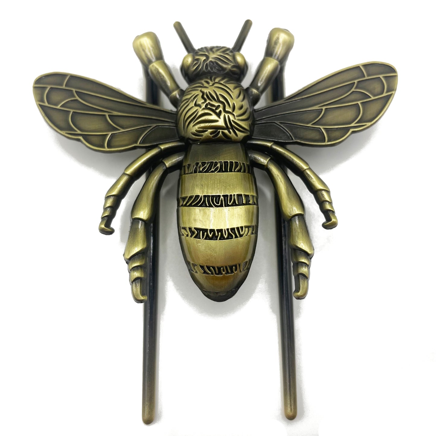 Antique Brass Bee Journal Clip