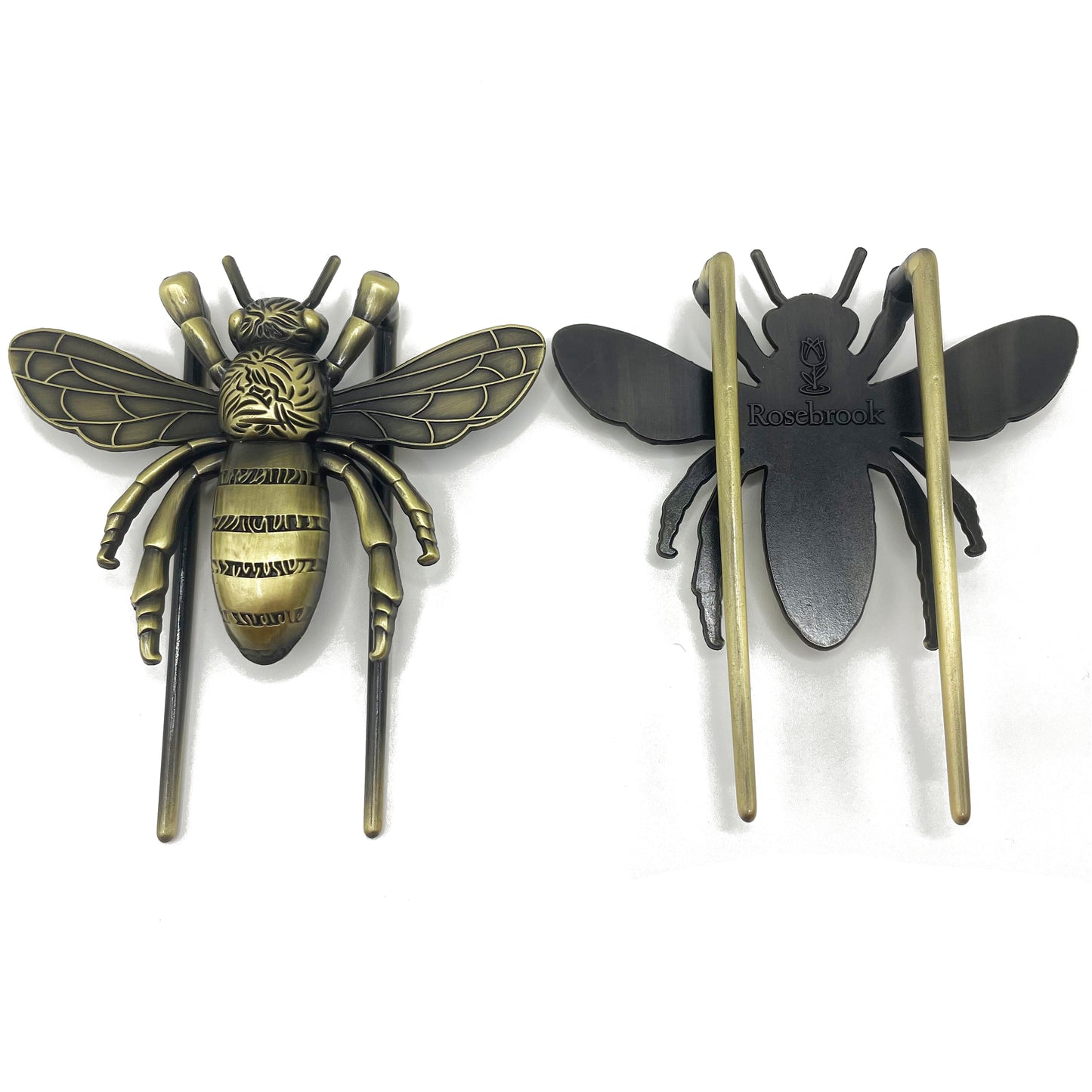 Antique Brass Bee Journal Clip