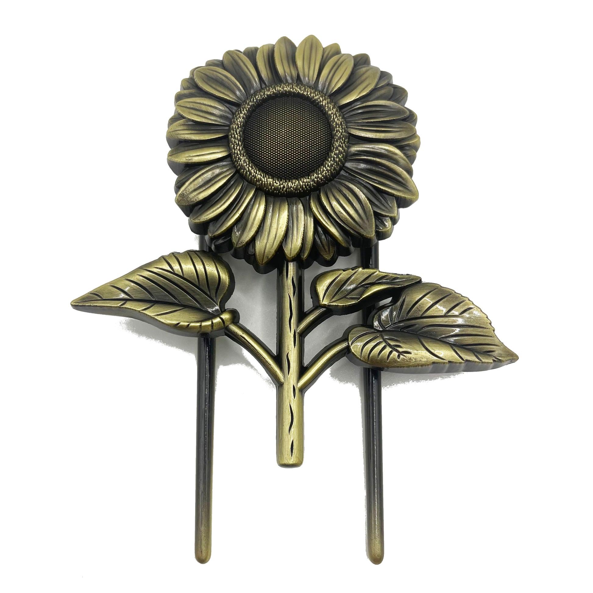 Antique Brass Sunflower Journal Clip – Rosebrook Designs